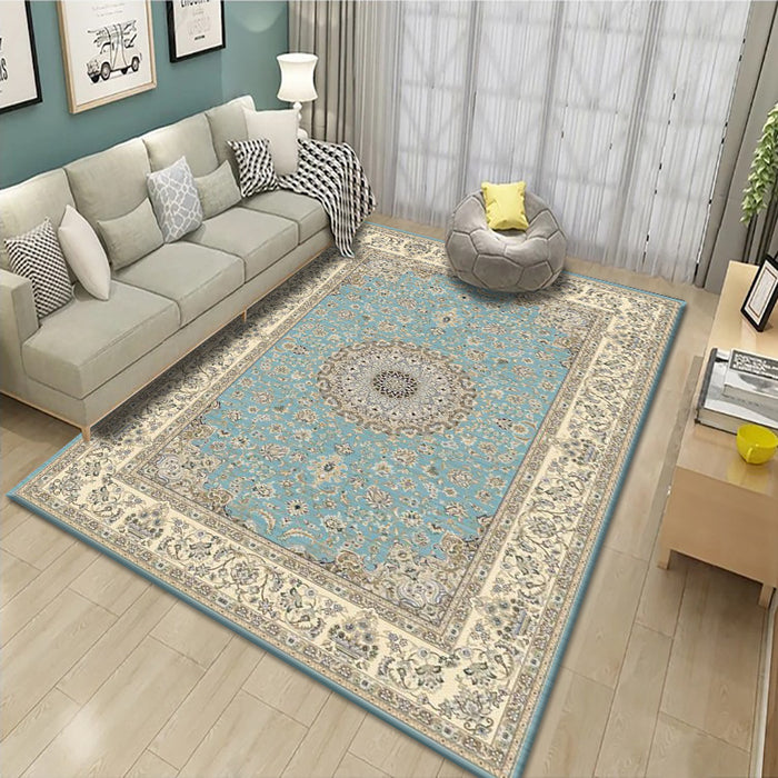 Bohemian Living Room Retro Carpet Elegant Coffee Table Cushion Sofa Blanket Home Entrance Doormat