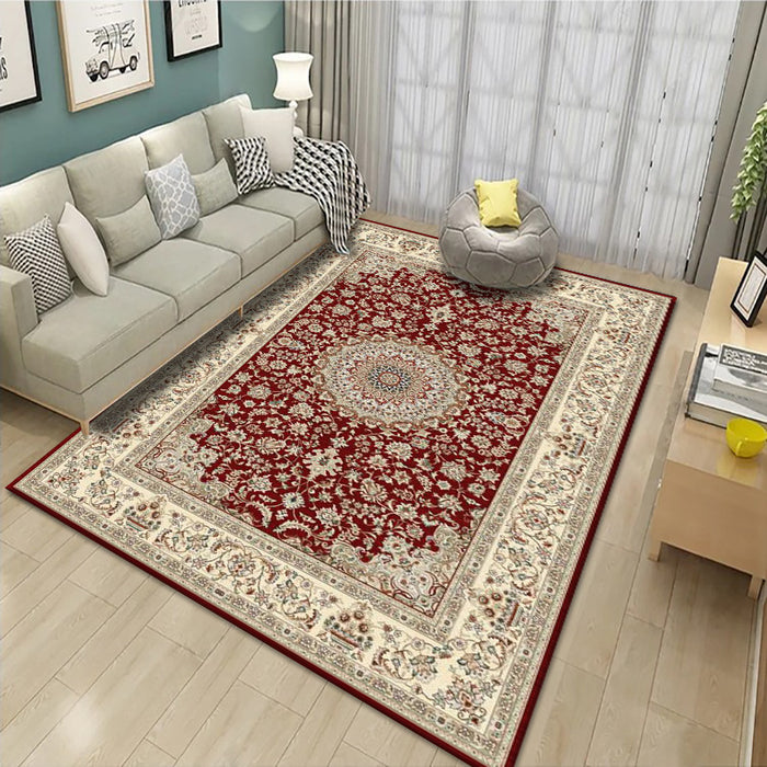 Bohemian Living Room Retro Carpet Elegant Coffee Table Cushion Sofa Blanket Home Entrance Doormat