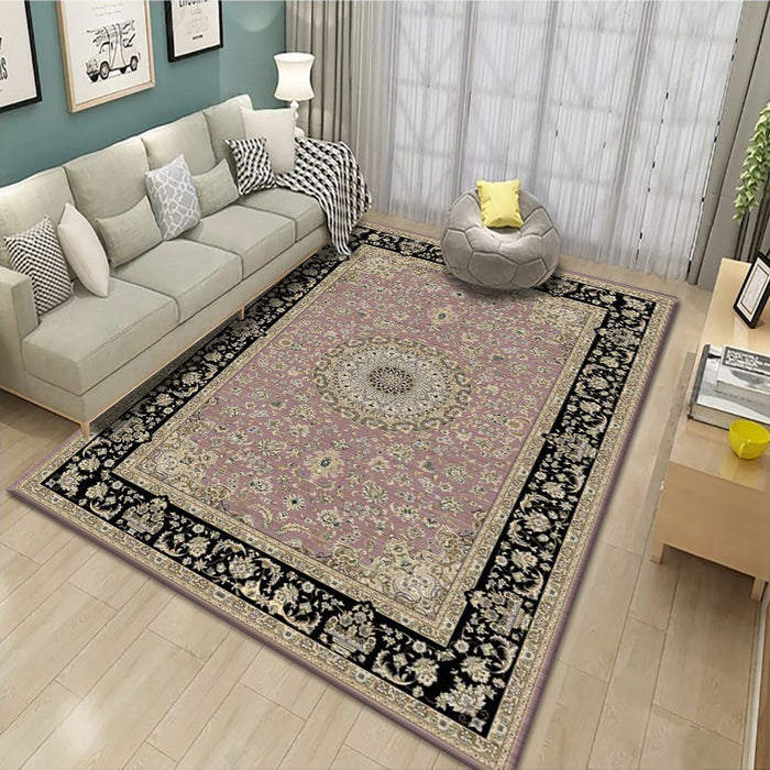 Bohemian Living Room Retro Carpet Elegant Coffee Table Cushion Sofa Blanket Home Entrance Doormat