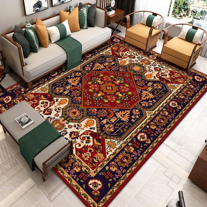 Turkish Ethnic Style Carpet Persian American Style Retro