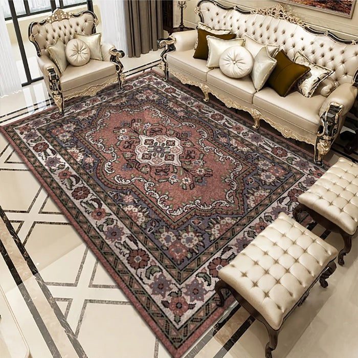 Ethnic Persian Retro Bedroom Study Classical Rug