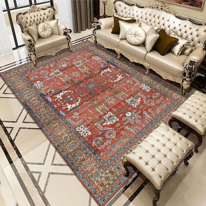 Ethnic Persian Retro Bedroom Study Classical Rug